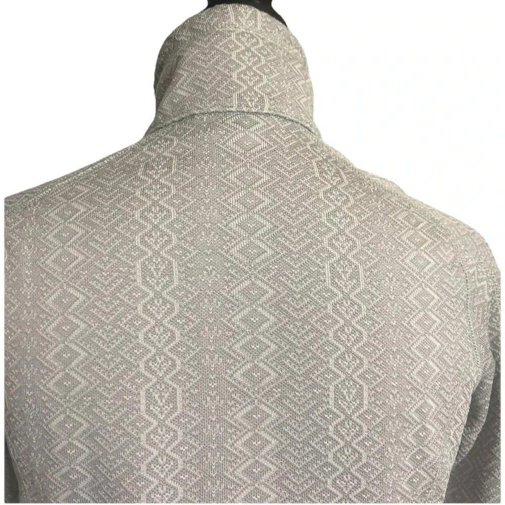 Patagonia Better Sweater Women's S Full Zip Diamond  Frozen Jacquard Salt Gray